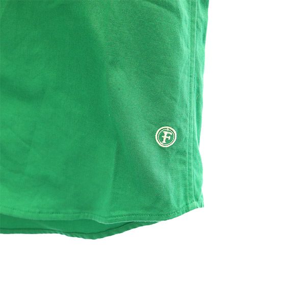 FACTOTUM ファクトタム 長袖 ボタンダウンシャツ F グリーン メンズ