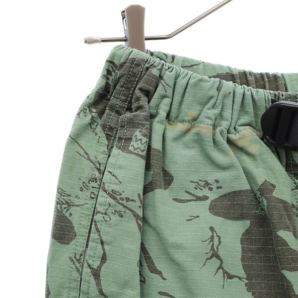 WILDTHINGS ワイルドシングス 総柄 アウトドアパンツ S グリーン系 メンズ