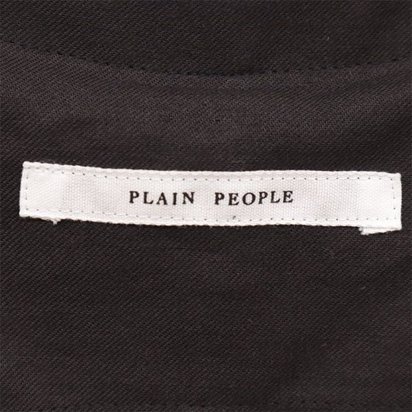 PLAIN PEOPLE プレインピープル ノースリーブ ロングワンピース 9 ネイビー レディース