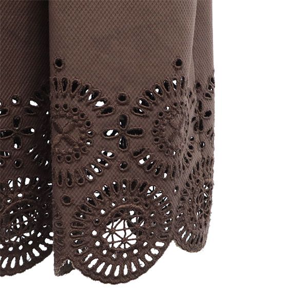 Rene basic ルネベーシック ノースリーブ ワンピース 32 ブラウン レディース