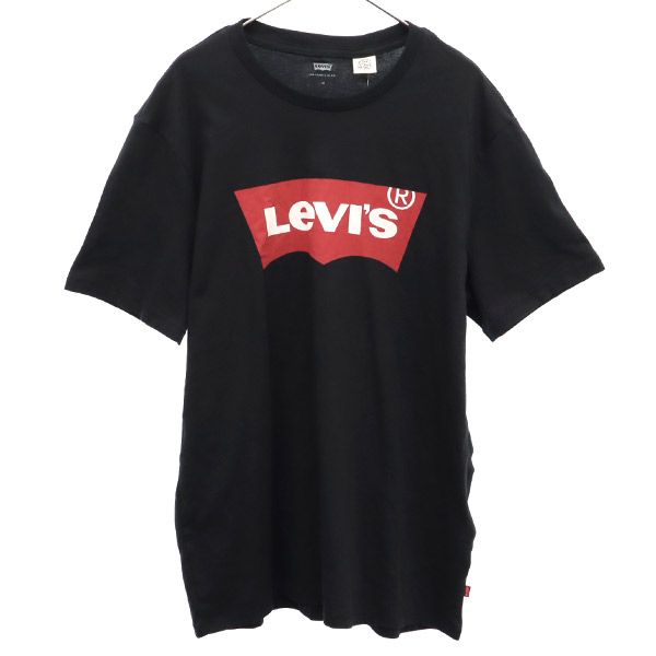 未使用 リーバイス プリント 半袖 Tシャツ M ブラック Levi's メンズ