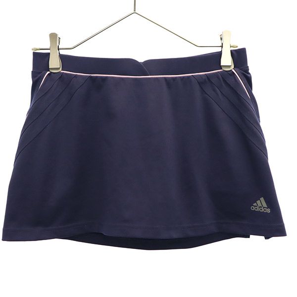 アディダス ゴルフ インナーパンツ付 ミニスカート S ネイビー adidas レディース