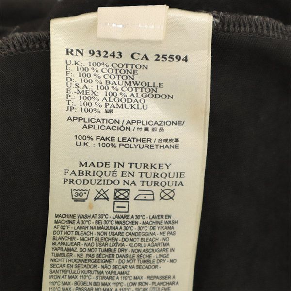 ディーゼルブラックゴールド ボーダー 半袖 Tシャツ M グレー系 DIESEL BLACK GOLD クルーネック メンズ