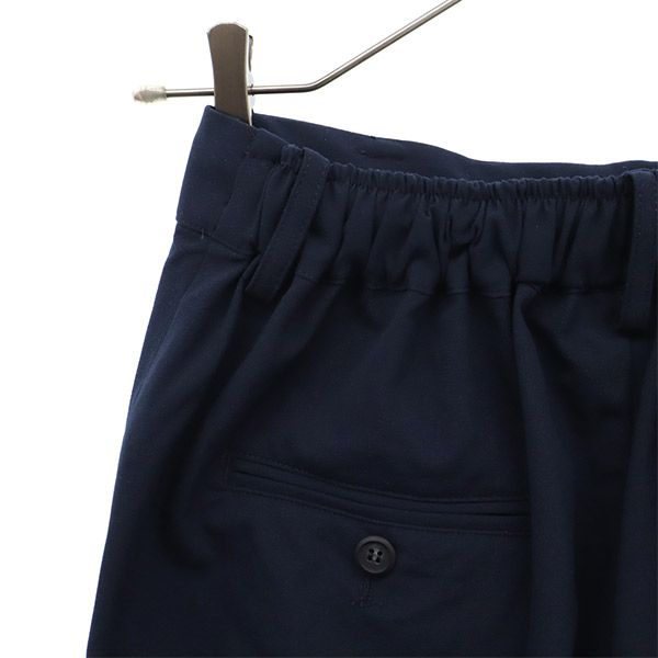 ニコアンド ワイドパンツ M ネイビー niko and... レディース