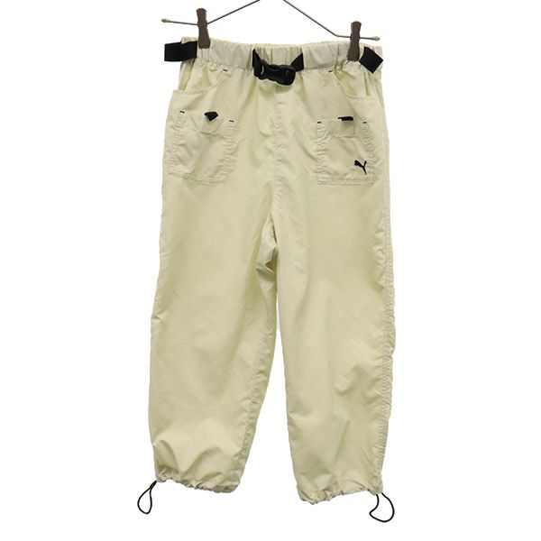 プーマ クロップド カーゴパンツ M ベージュ PUMA レディース