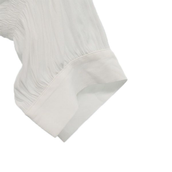 エミ アトリエ 5分袖 ロングワンピース 0 ホワイト emmi arelier レディース