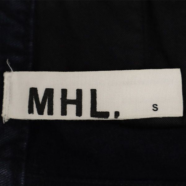 MARGARET HOWELL マーガレットハウエル MHL. ボタンフライ ストレートデニムパンツ S ネイビー ジーパン メンズ