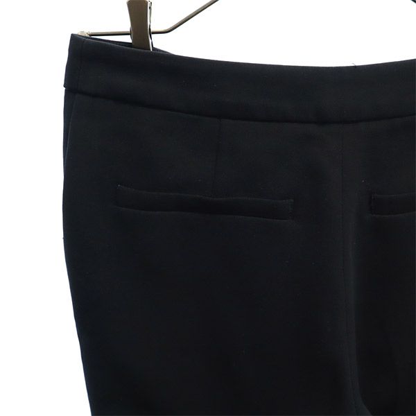 ENFOLD エンフォルド アンクル スラックスパンツ 36 ブラック レディース