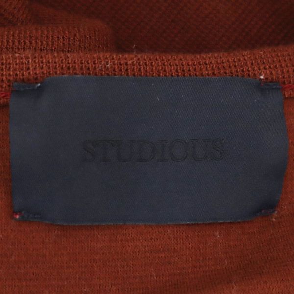 ステュディオス 半袖 Tシャツ 1 ブラウン STUDIOUS クルーネック メンズ