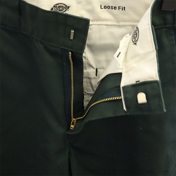 ディッキーズ チノショートパンツ W30 グリーン Dickies ワークパンツ メンズ