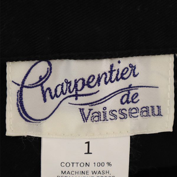 charpentier de vaisseau シャルパンティエ ドゥ ヴェッソ チノパンツ 1 ブラック レディース