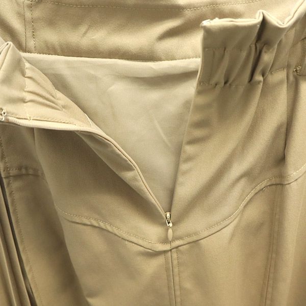 SNIDEL スナイデル SWFS214150 マキシ丈 ナロースイッチング スカート 0 ベージュ レディース