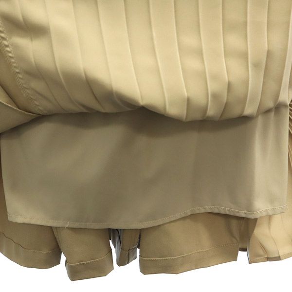 SNIDEL スナイデル SWFS214150 マキシ丈 ナロースイッチング スカート 0 ベージュ レディース