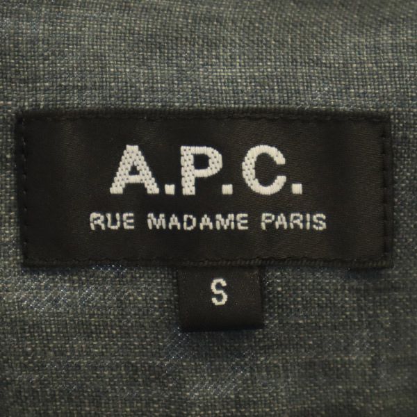 アーペーセー リネン ノースリーブ ワンピース S グレー系 A.P.C. レディース