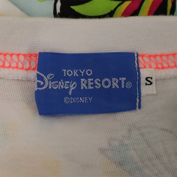 東京ディズニーリゾート ドナルド ホットジャングルサマー プリント 半袖 Tシャツ S ホワイト TOKYO DISNEY RESORT メンズ