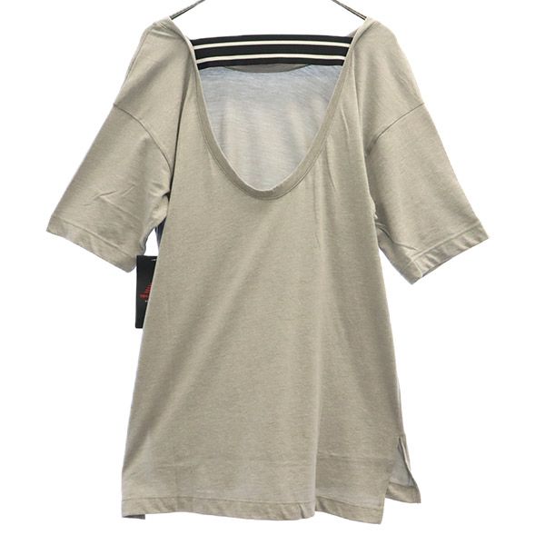 未使用 ニューバランス 半袖 デザイン Tシャツ M ブルー NEW BALANCE レディース