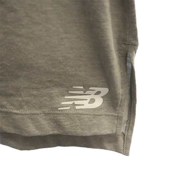 未使用 ニューバランス 半袖 デザイン Tシャツ M ブルー NEW BALANCE レディース