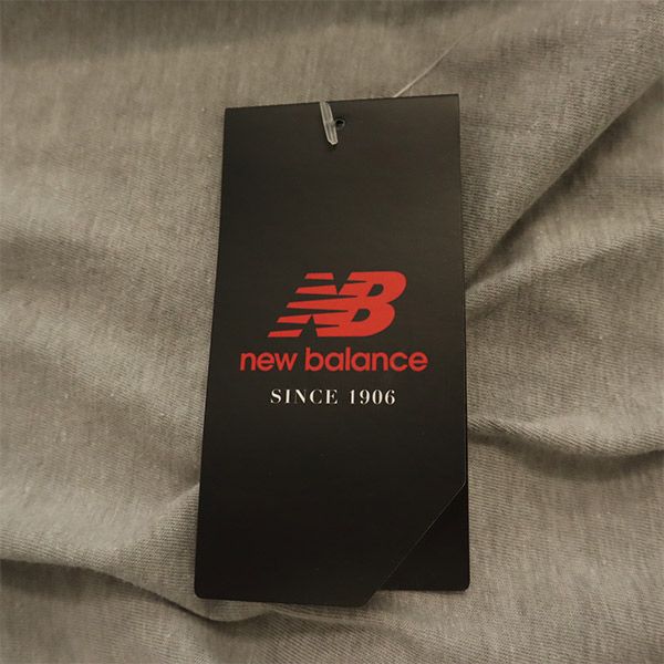 未使用 ニューバランス 半袖 デザイン Tシャツ M ブルー NEW BALANCE レディース