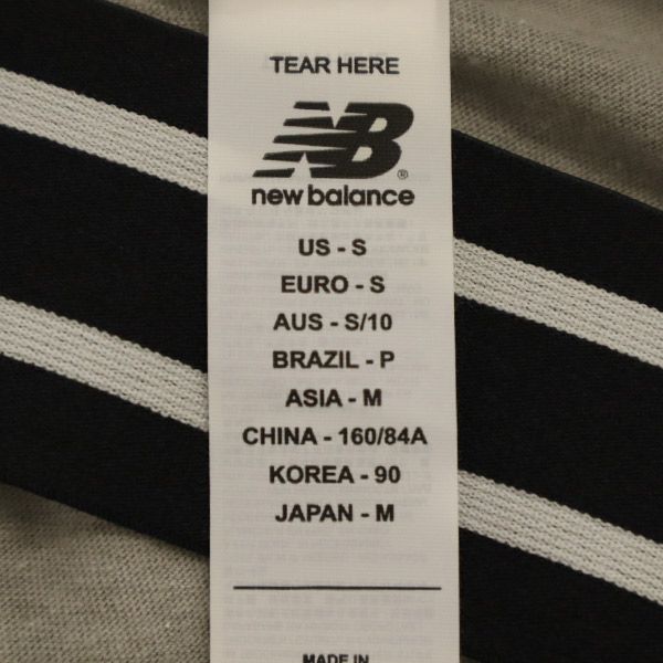 未使用 ニューバランス 半袖 デザイン Tシャツ M ブルー NEW BALANCE レディース