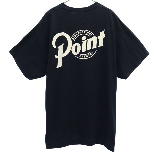 ギルダン プリント 半袖 Tシャツ XL ブラック GILDAN クルーネック メンズ