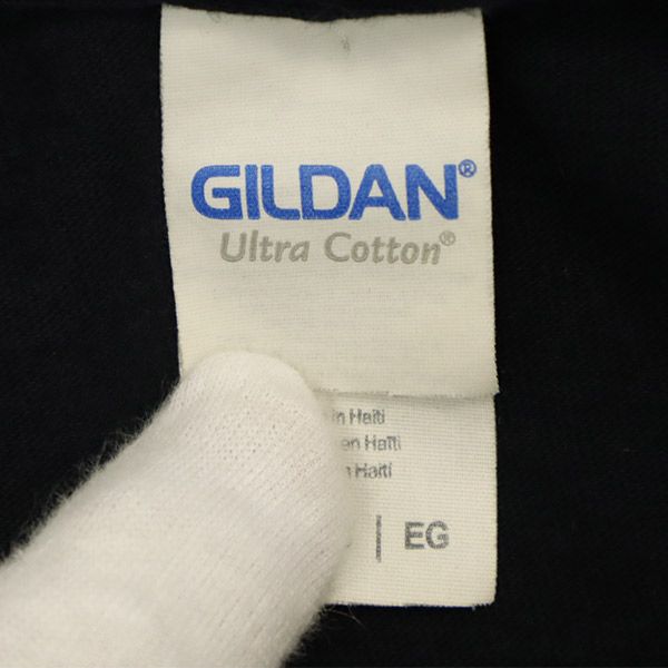 ギルダン プリント 半袖 Tシャツ XL ブラック GILDAN クルーネック メンズ
