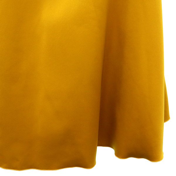 アダムエロペ ミディ丈 フレアスカート 36 イエロー Adam et Rope' レディース