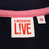 ラコステライブ ロゴワッペン 半袖 ポロシャツ XS ネイビー LACOSTE L!VE 鹿の子地 レディース