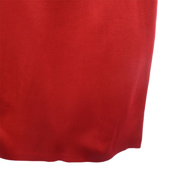 未使用 ラルフローレン ミディ丈 タイトスカート XS レッド RALPH LAUREN レディース