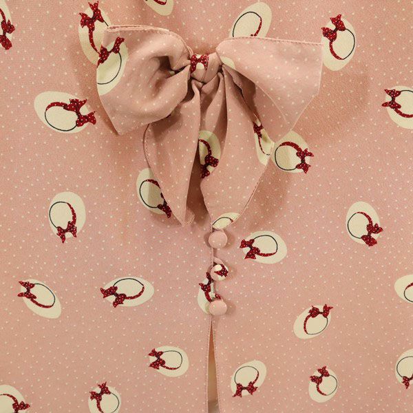 PINK HOUSE ピンクハウス ドット 帽子柄 ロングスカート ピンク系 レディース