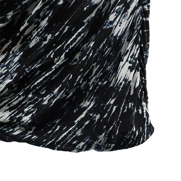 セオリー 総柄 ノースリーブ ワンピース S ネイビー系 theory レディース