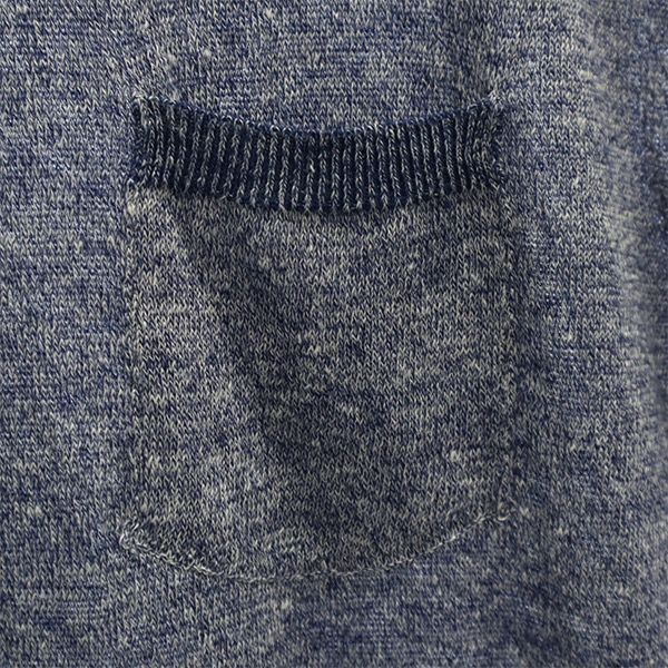 CIRCOLO1901 チルコロ1901 イタリア製 リネンブレンド 半袖 Tシャツ L ブルー レディース