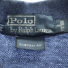 ポロラルフローレン ビッグポニー 半袖 ポロシャツ S ブルー POLO RALPH LAUREN 鹿の子地 カスタムフィット インディゴ メンズ