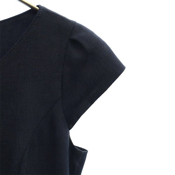 TOCCA トッカ ノースリーブ ワンピース 0 ネイビー レディース