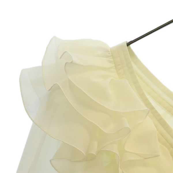 未使用 SNIDEL スナイデル 長袖 ボリュームフリル ブラウス F ホワイト SWFB231120 レディース