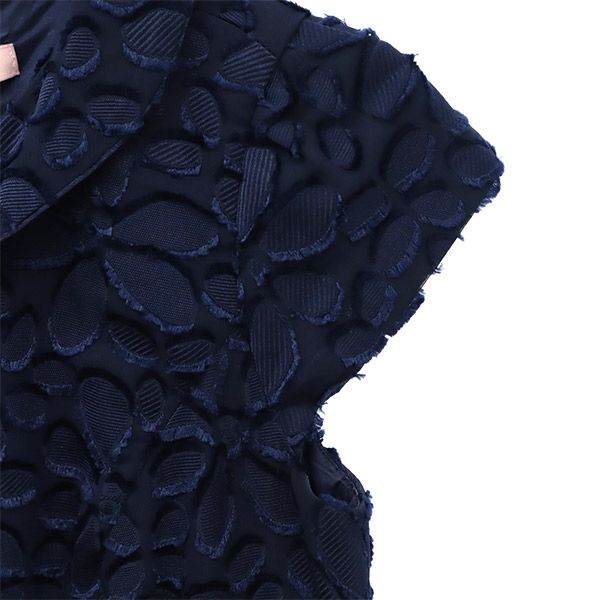 TOCCA トッカ 半袖 レース ワンピース 0 ネイビー レディース