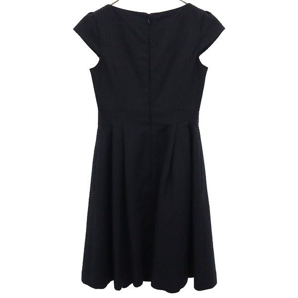 TOCCA トッカ 日本製 半袖 レース ワンピース 0 ネイビー系 レディース