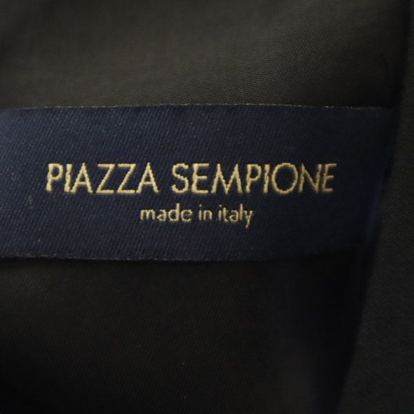 PIAZZA SEMPIONE ピアッツァセンピオーネ イタリア製 切替 ノースリーブ ワンピース 40 ブラック×ホワイト レディース