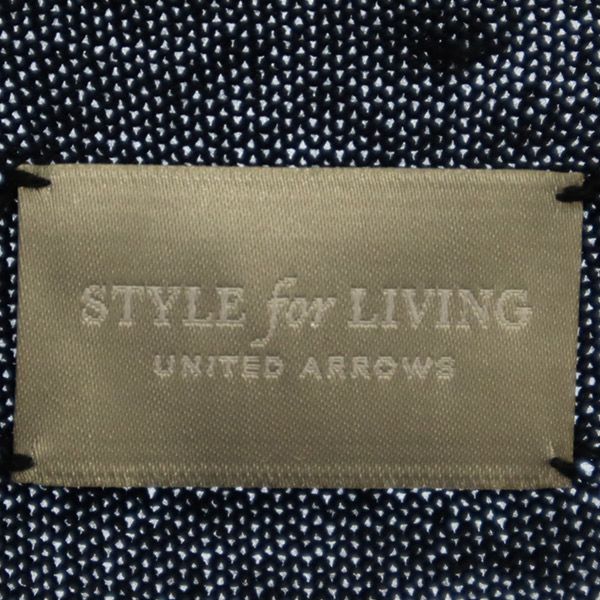 ユナイテッドアローズ スタイルフォーリビング 切替 半袖 ワンピース ブラック UNITED ARROWS STYLE for LIVING レディース