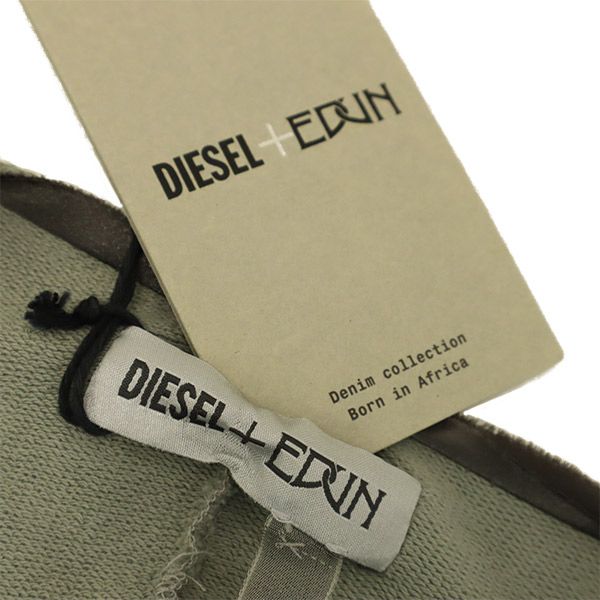 未使用 ディーゼル イードゥンコラボ ノースリーブ デザイン袖 チュニック XXS グレー DIESEL EDUN レディース