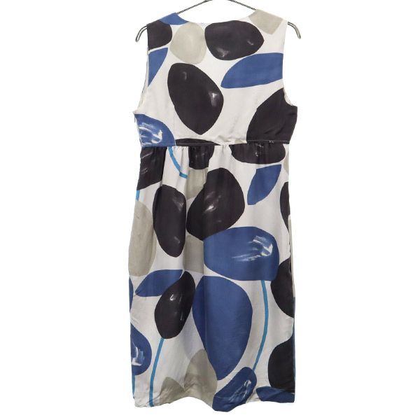 MAX MARA マックスマーラ 総柄 ノースリーブ ワンピース レディース