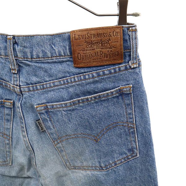 Levi's リーバイス 90s 日本製 ストレートデニムパンツ ｗ31 ブルー ジーパン メンズ