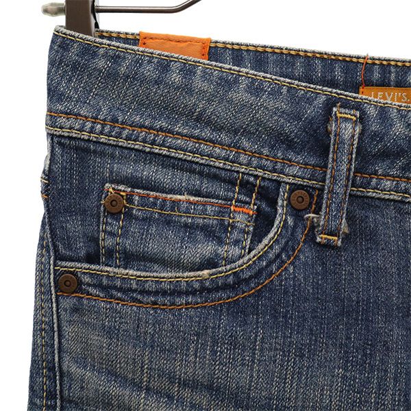 リーバイスレディスタイル ストレートデニムパンツ ｗ27 ブルー Levi's LADY STYLE ジーパン レディース