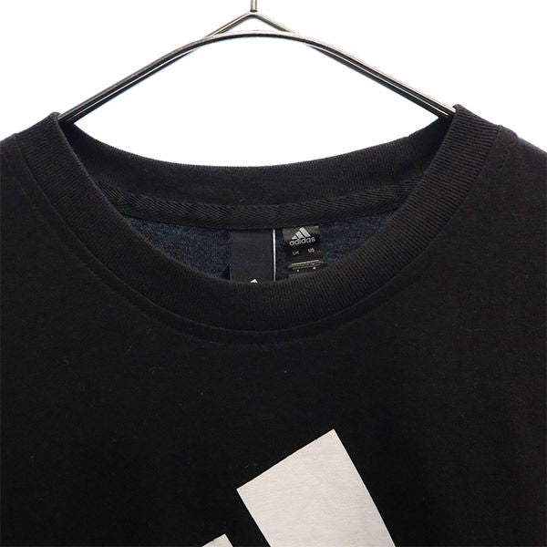 アディダス プリント 半袖 Tシャツ L ブラック adidas メンズ