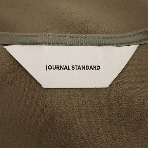 ジャーナルスタンダード 5分袖 ワンピース S カーキ JOURNAL STANDARD レディース