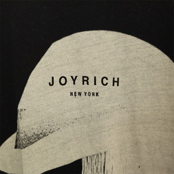 ジョイリッチ プリント 半袖 Tシャツ M ブラック JOYRICH メンズ