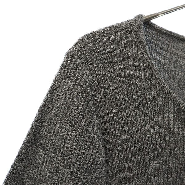 TO BE CHIC トゥービーシック ウール 三陽商会 長袖 ワンピース 40 グレー レディース