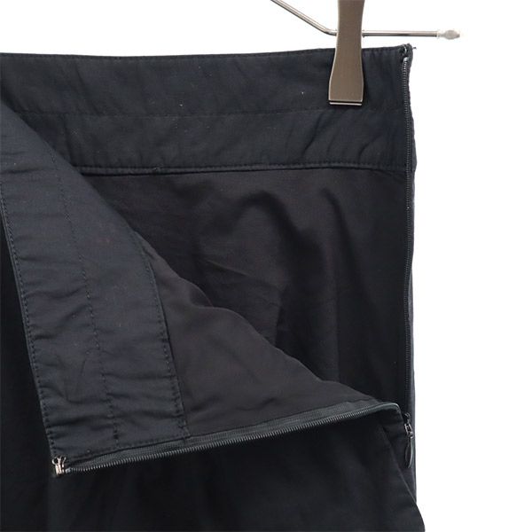 ミラオーウェン 09WF0174139 ロング丈 タック フレアスカート 0 ブラック Mila Owen レディース