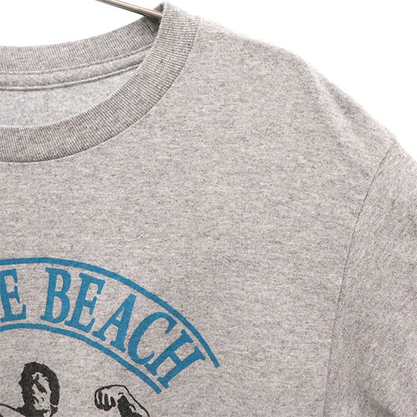 ベニスビーチ プリント 半袖 Tシャツ グレー VENICE BEACH メンズ