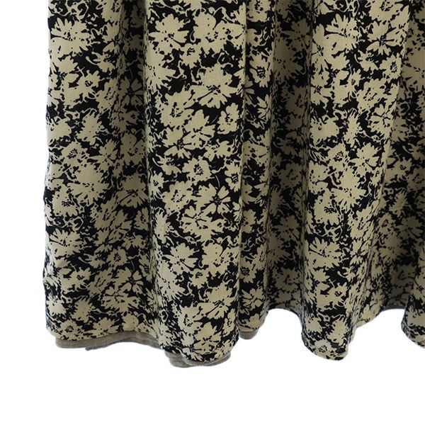 未使用 ROSSO ロッソ プリント ノースリーブ リバーシブル ワンピース F ブラック アーバンリサーチ レディース