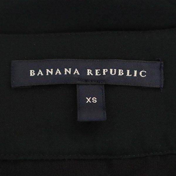 バナナリパブリック レース 半袖 ワンピース XS ブラック Banana Republic レディース